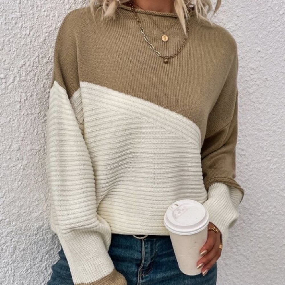 CASUAL DOLLZ Colorblock Sweater top - Picture 4 of 5